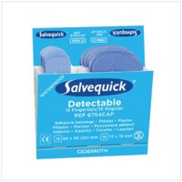 Detektbart plaster, eske â 6 innsatser, Regular/Fingertip 6754